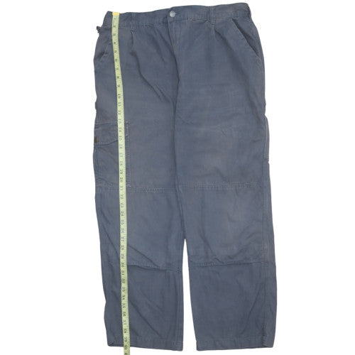 Dickies Men’s Blue Cargo Workwear Cotton Trousers Size 44 Relaxed Fit