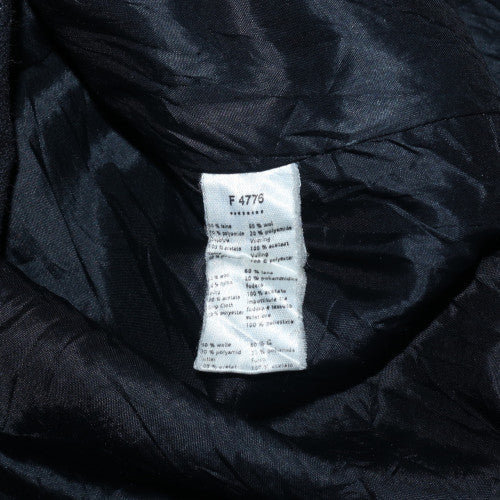 Lacoste Men’s Black Wool Blend Mid-Length Winter Coat Size 52 (42in)