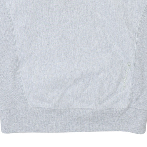 Champion Womens Grey Pullover Hoodie Large Cotton Blend Casual