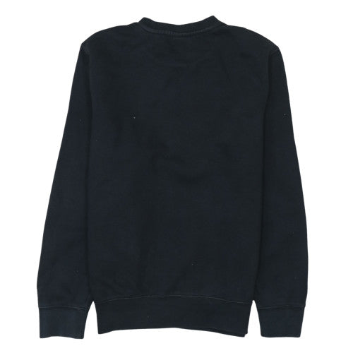 Nike Men's Black Small Pullover Crew Neck Logo Sweatshirt