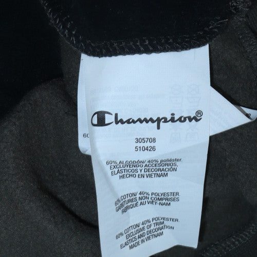 Champion Boys Black Pullover Hoodie 13-14 Years Logo Colourblock Sweatshirt