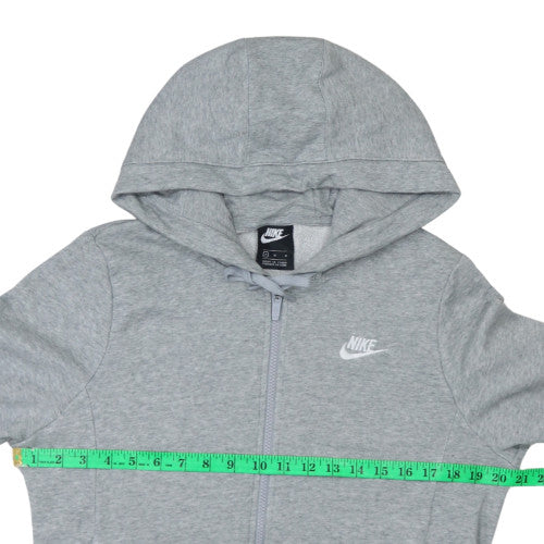 Nike Men's Grey Full Zip Hoodie M Sportswear Sweatshirt