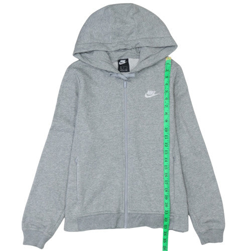 Nike Men's Grey Full Zip Hoodie M Sportswear Sweatshirt