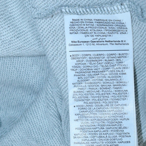 Nike Men's Grey Full Zip Hoodie M Sportswear Sweatshirt