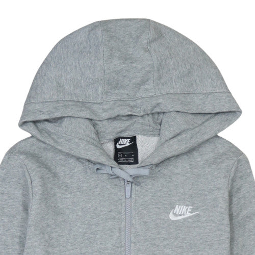 Nike Men's Grey Full Zip Hoodie M Sportswear Sweatshirt