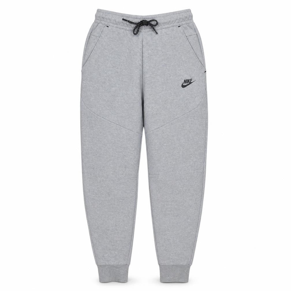 Front view of Nike Men’s Grey Jogger Trousers XS Regular Fit Cuffed Sweatpants