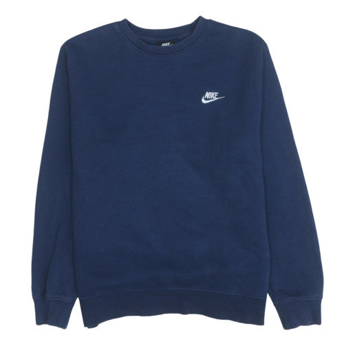 Nike Men's Blue Crew Neck Pullover Sweatshirt M Regular Fit