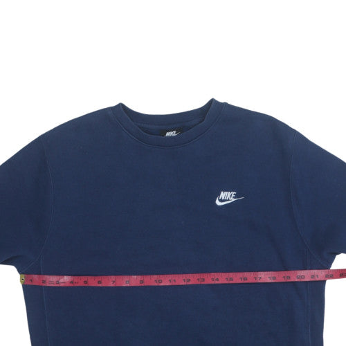 Nike Men's Blue Crew Neck Pullover Sweatshirt M Regular Fit