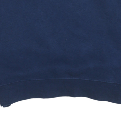 Nike Men's Blue Crew Neck Pullover Sweatshirt M Regular Fit