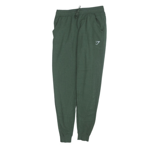 Gymshark Women Green Jogger Sweatpants S Regular Fit Stretchy Trousers