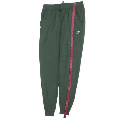 Gymshark Women Green Jogger Sweatpants S Regular Fit Stretchy Trousers