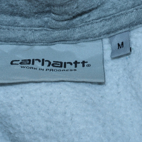 Carhartt Men's Grey Pullover Hoodie M Regular Fit Fleece