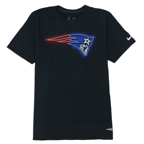 Nike Men’s Black New England Patriots Dri-Fit Athletic T-Shirt Size L
