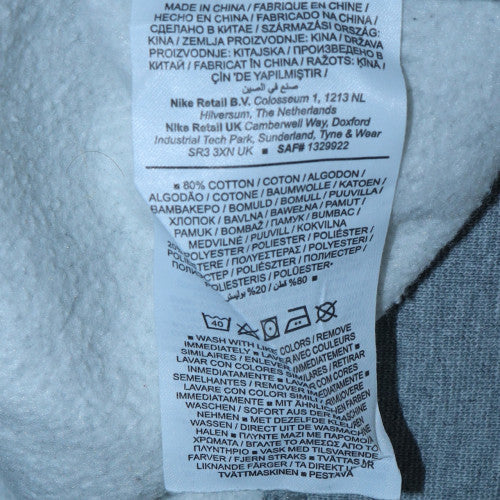 Nike Men's Grey XL Crew Neck Fleece Pullover Sweatshirt