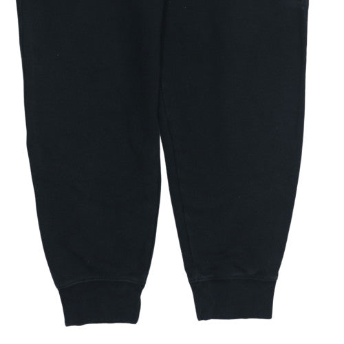 Nike Men's Black Fleece Sweatpants L Elastic Waist Tapered Joggers