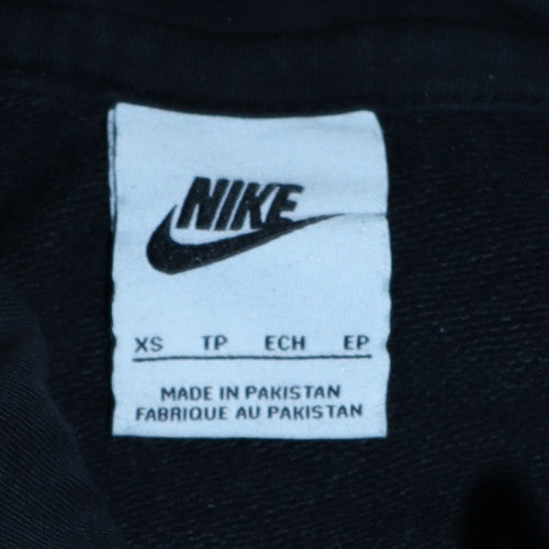 Nike Mens Black XS Pullover Hoodie Fleece Logo Sportswear