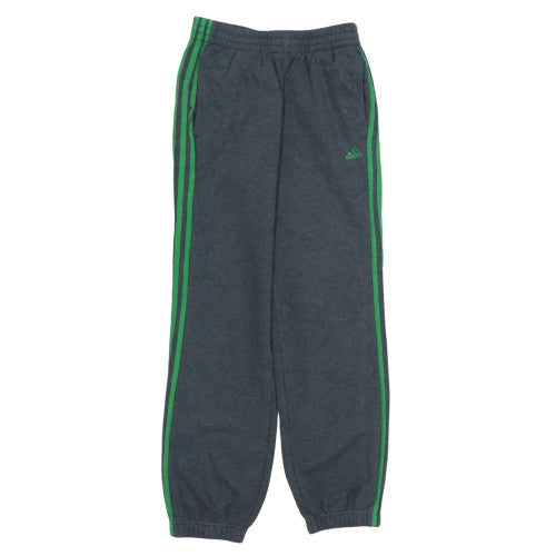 Adidas Boys Grey Jogger Trousers 13-14 Years Fleece Comfort Sportswear