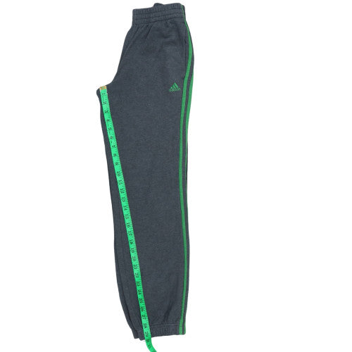 Adidas Boys Grey Jogger Trousers 13-14 Years Fleece Comfort Sportswear