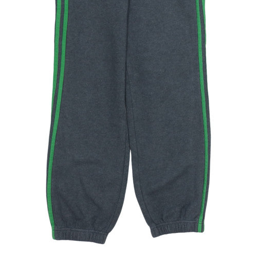Adidas Boys Grey Jogger Trousers 13-14 Years Fleece Comfort Sportswear