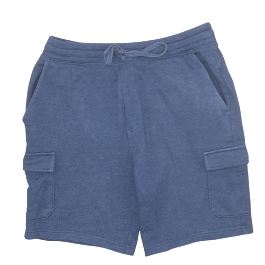 GAP Men Blue M Cargo Jersey Shorts Elastic Waist Casual Summer