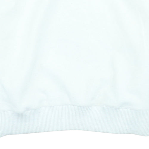Canterbury Men's White V-Neck Pullover Sweatshirt L Northumbria University