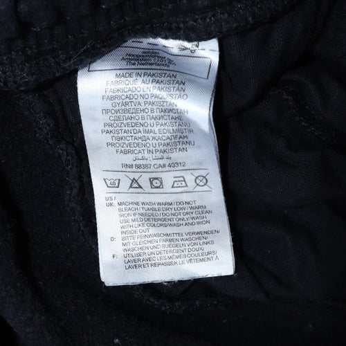 Adidas Men's Black L Jogger Sweatpants Tapered Fleece Trousers