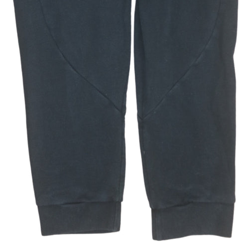 Adidas Men's Black L Jogger Sweatpants Tapered Fleece Trousers