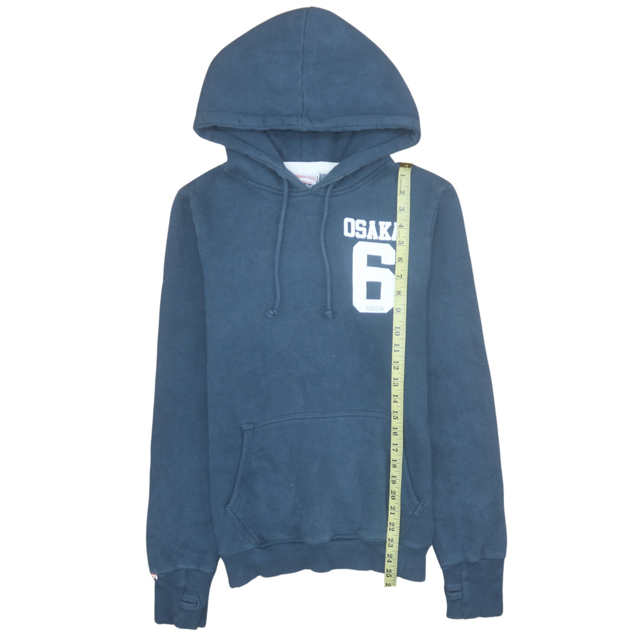 Superdry Men's Blue Osaka 6 Pullover Hoodie Size L