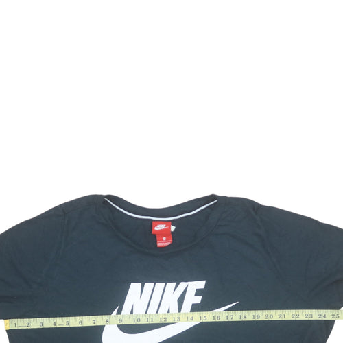 Nike Women's Black 2XL Basic Crew Neck Short Sleeve T-Shirt