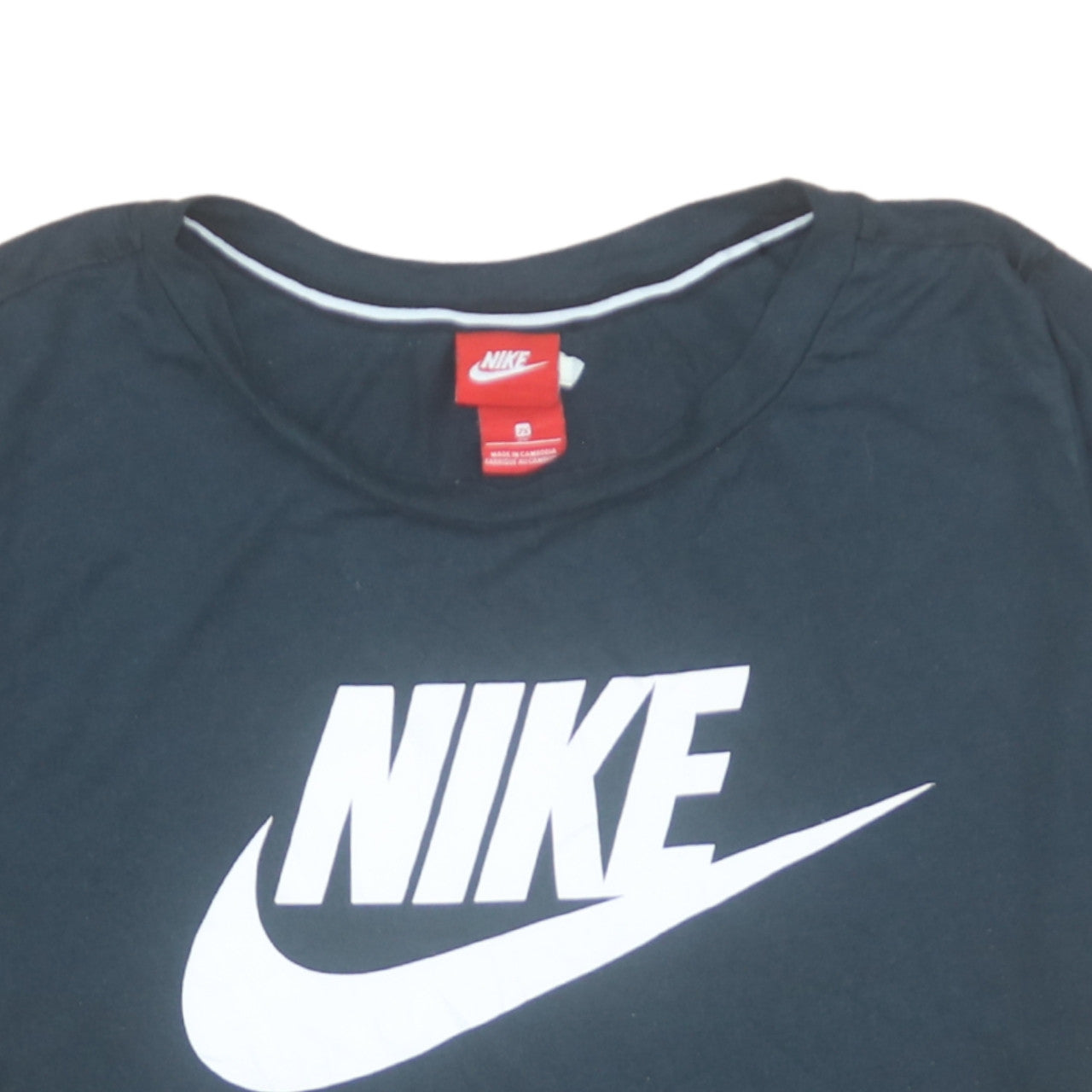 Nike Women's Black 2XL Basic Crew Neck Short Sleeve T-Shirt