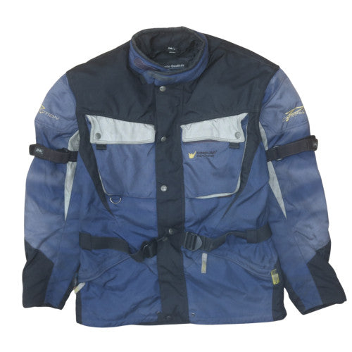 Proof Men's Blue Motorcycle Jacket L Waterproof Windproof Polyamide