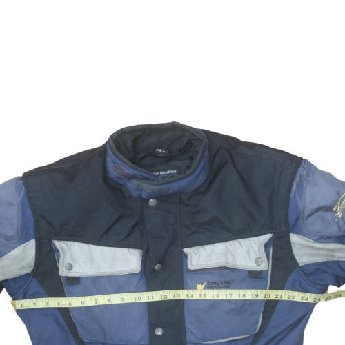 Proof Men's Blue Motorcycle Jacket L Waterproof Windproof Polyamide