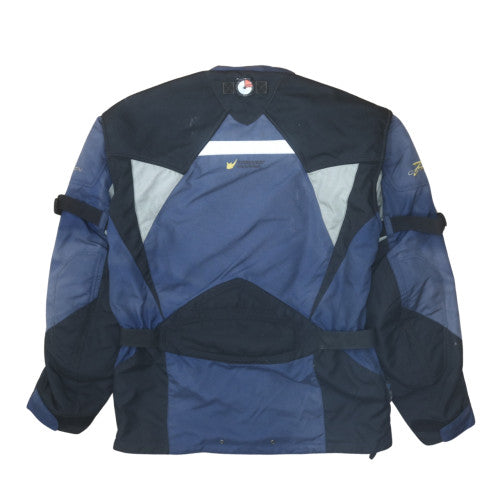 Proof Men's Blue Motorcycle Jacket L Waterproof Windproof Polyamide