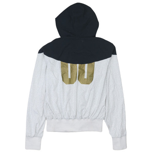 Nike Womens Grey Black Gold Full Zip Hooded Sweatshirt UK 12/14