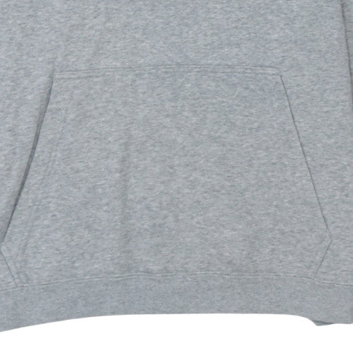 Nike Men's Grey Pullover Hoodie L Graphic Sports Fleece