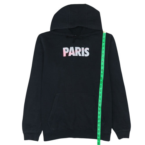 Nike Men's Black Paris Pullover Hoodie Size L Fleece Sweatshirt
