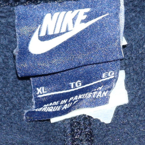 Nike Men Black XL Sweatpants Jogger Trousers Fleece Lined