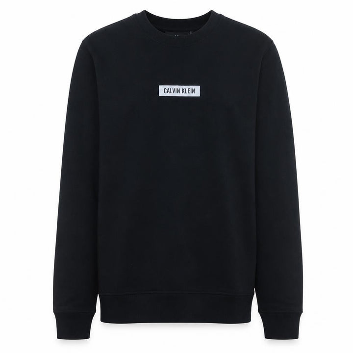 Calvin Klein Men’s Black Logo Pullover Sweatshirt Size S