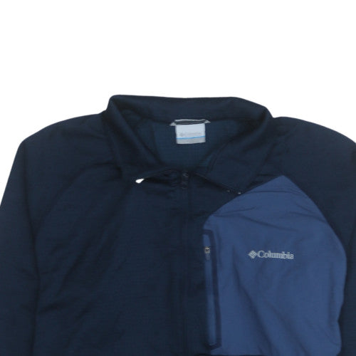Columbia Men’s Blue XL Fleece 1/4 Zip Outdoor Sweatshirt