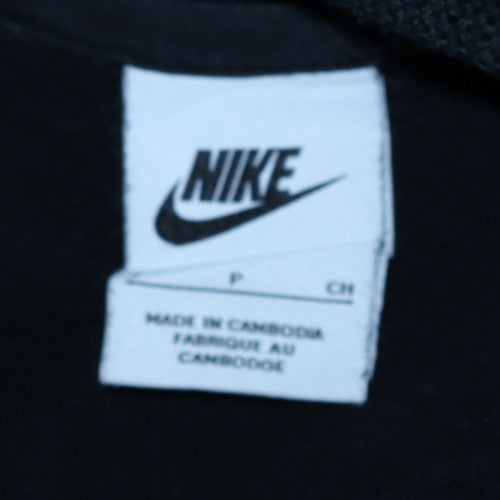 Nike Men's Black Pullover Hoodie Small Regular Fit Fleece
