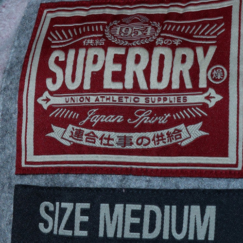 Superdry Women’s Purple Full Zip Hoodie Medium Cotton Blend