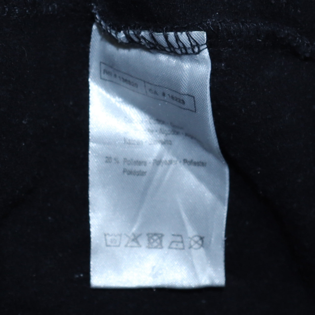 Kappa Womens Black Small Hoodie Pullover Cotton Blend Logo Sportswear