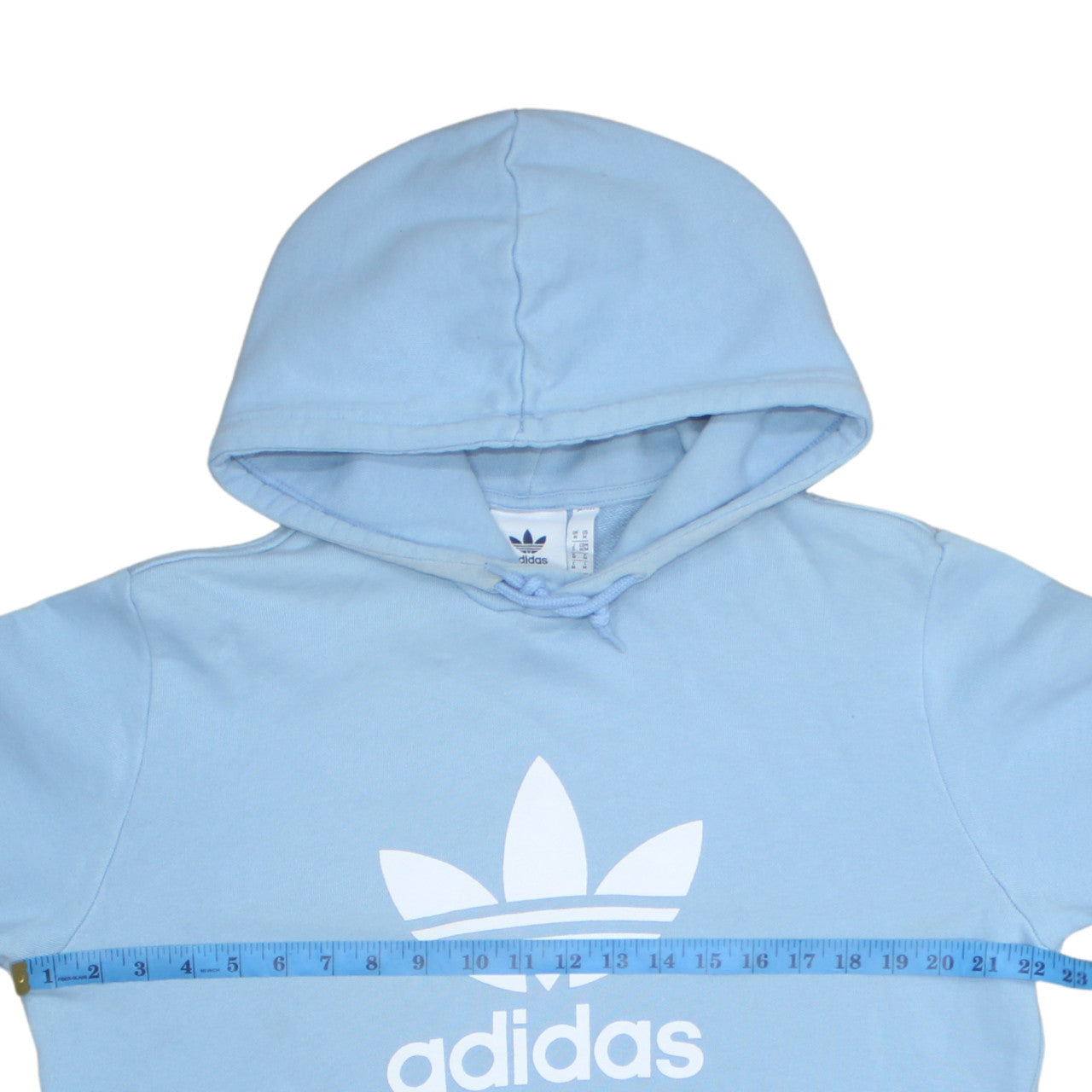 Adidas Men's Blue Pullover Hoodie Medium Logo Sportswear