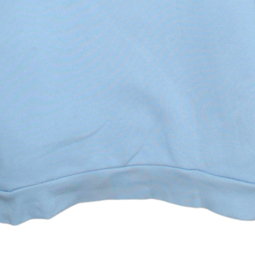 Adidas Men's Blue Pullover Hoodie Medium Logo Sportswear