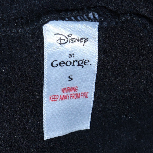 Disney at George Womens Black Bambi Sweatshirt Small Pullover Crew Neck