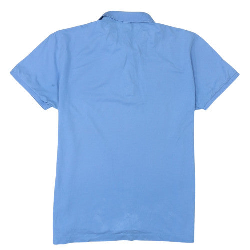 Hugo Boss Men's Blue Pima Cotton Short Sleeve Polo Shirt Size L