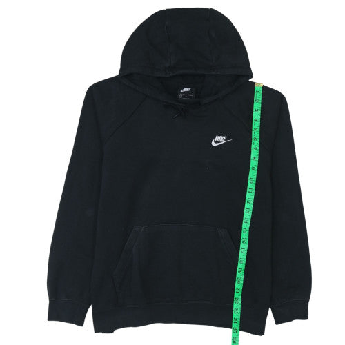 Nike Men's Black Pullover Hoodie L Regular Fit Fleece Sportswear