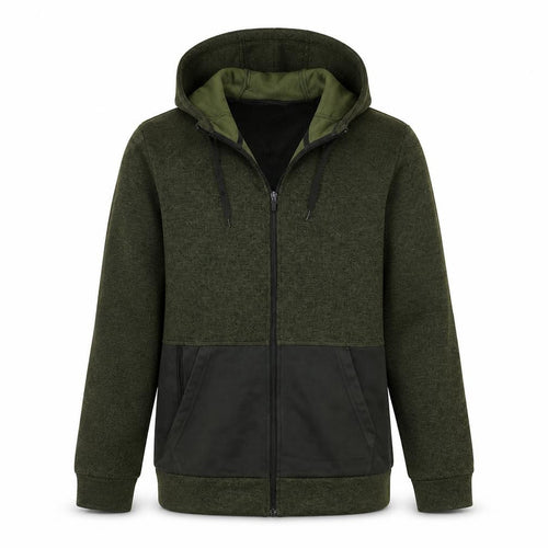 Nike Men's Green Therma-Fit Full Zip Hoodie L Regular