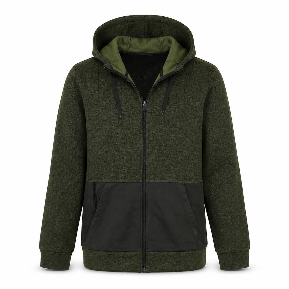 Nike Men's Green Therma-Fit Full Zip Hoodie L Regular