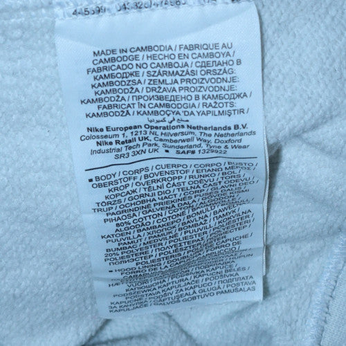 Nike Women’s Grey Pullover Hoodie Small Cotton Blend Casual